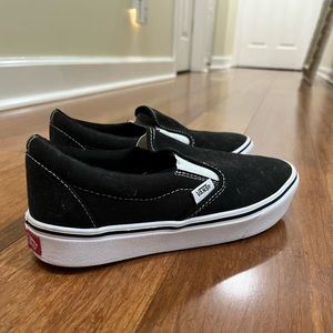 Black slip on vans